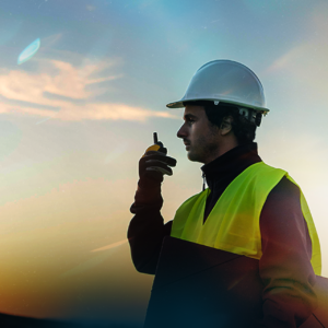 Rádios para eventos, obras e operações sazonais